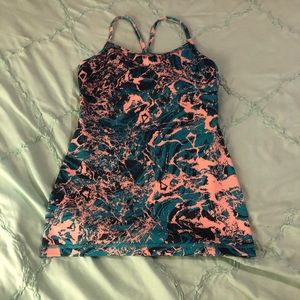 Teal and pink ivivva athletic tank top!!!